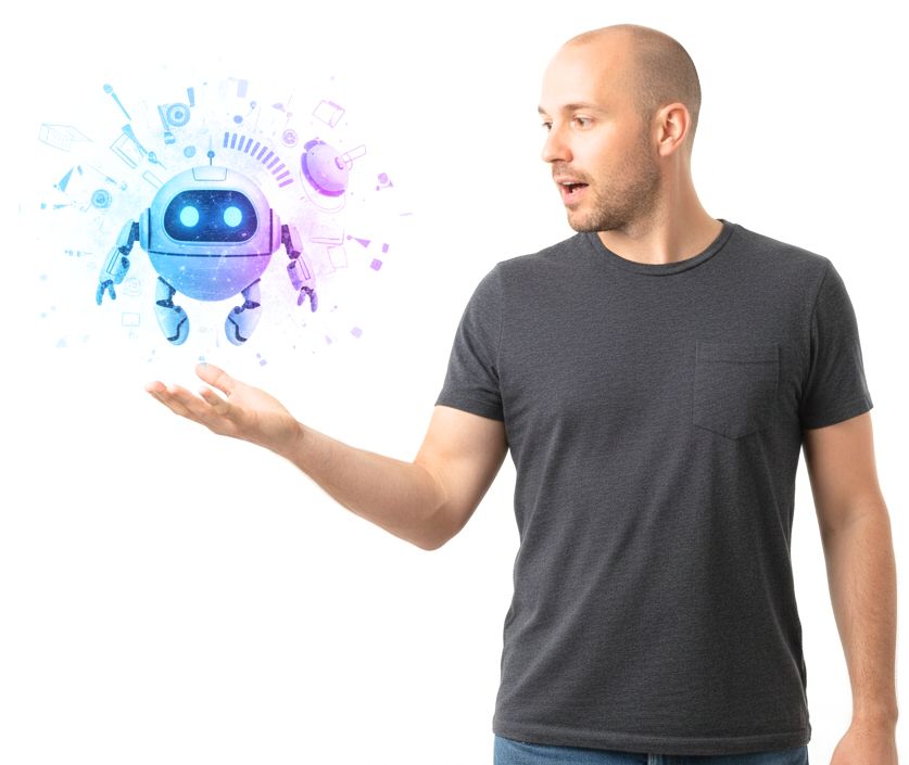 hombre y bot